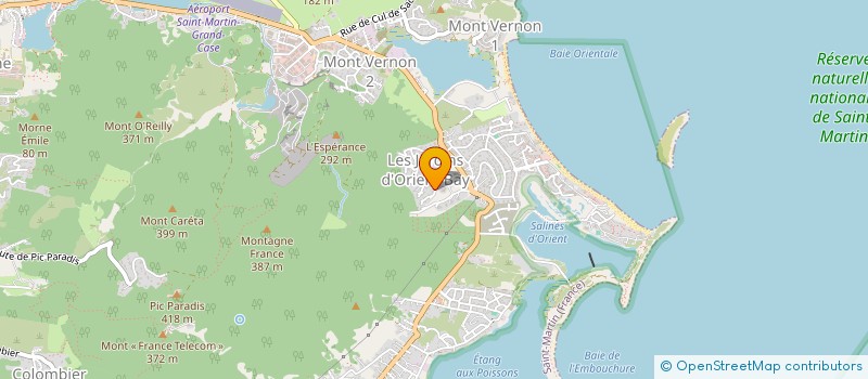 localisation de l'entreprise LA SAVANE  SAINT MARTIN