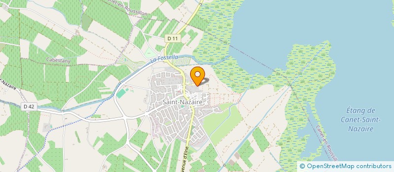 localisation de l'entreprise LA SAVANE  SAINT-NAZAIRE