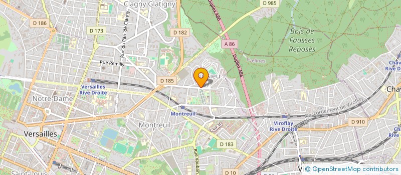 localisation de l'entreprise LA SAVANE à VERSAILLES