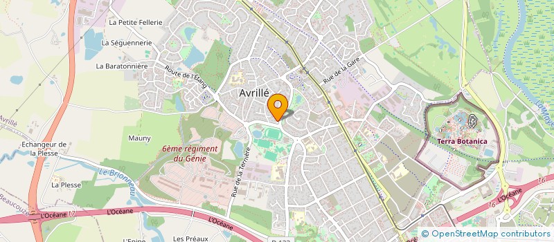 localisation de l'entreprise LA SAVANNIERE à AVRILLE