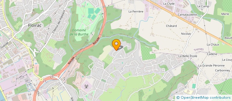 localisation de l'entreprise LA SAVARIN  BOULIAC