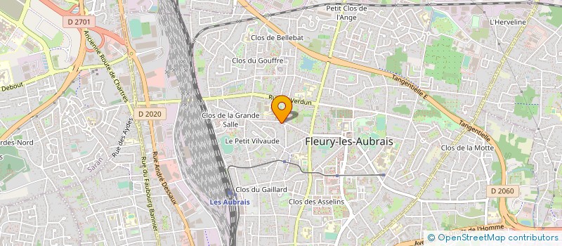 localisation de l'entreprise LA SAVATE DU VAL DE LOIRE à FLEURY LES AUBRAIS