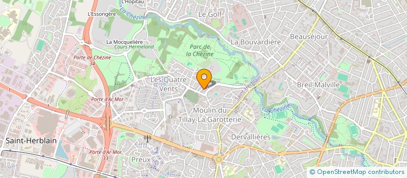 localisation de l'entreprise LA SAVATE NANTAISE à SAINT-HERBLAIN