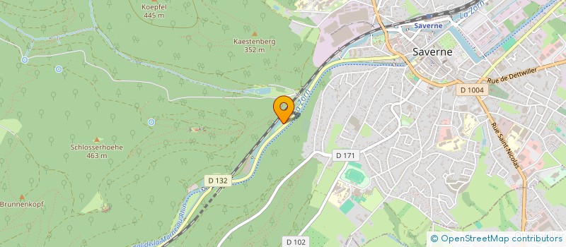 localisation de l'entreprise LA SAVERNOISE DE THANATOPRAXIE  SAVERNE