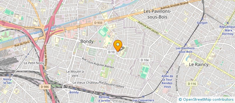 localisation de l'entreprise LA SAVEUR UNIQUE  BONDY