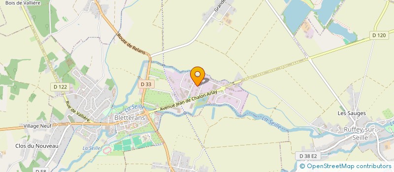 localisation de l'entreprise LA SAVINOISE  BLETTERANS