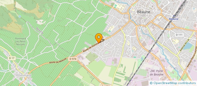 localisation de l'entreprise LA SAVOLIERE à BEAUNE