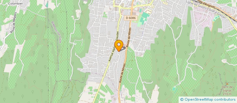 localisation de l'entreprise LA SAVONNERIE DE LA CEZE  BAGNOLS-SUR-CEZE