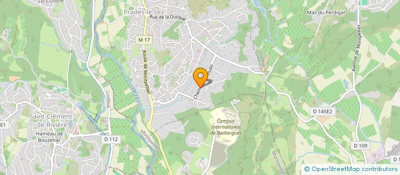 localisation de l'entreprise LA SAVONNERIE MONTPELLIERAINE  PRADES-LE-LEZ