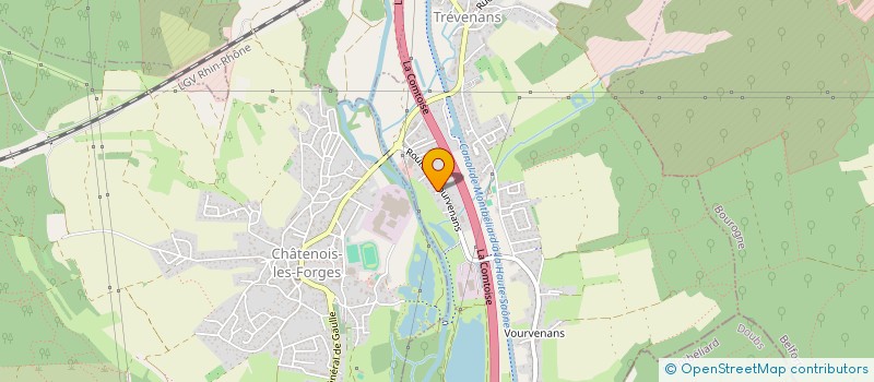 localisation de l'entreprise LA SAVOUREUSE à TREVENANS