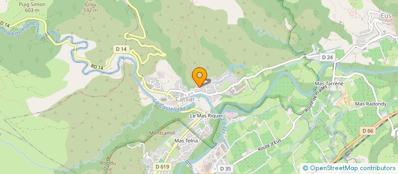 localisation de l'entreprise LA SAYNE CATLLANAISE  CATLLAR