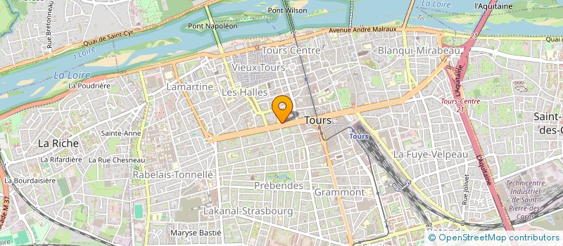 localisation de l'entreprise LA SBEP  TOURS