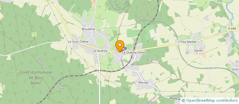 localisation de l'entreprise LA.SBM à MORNAC