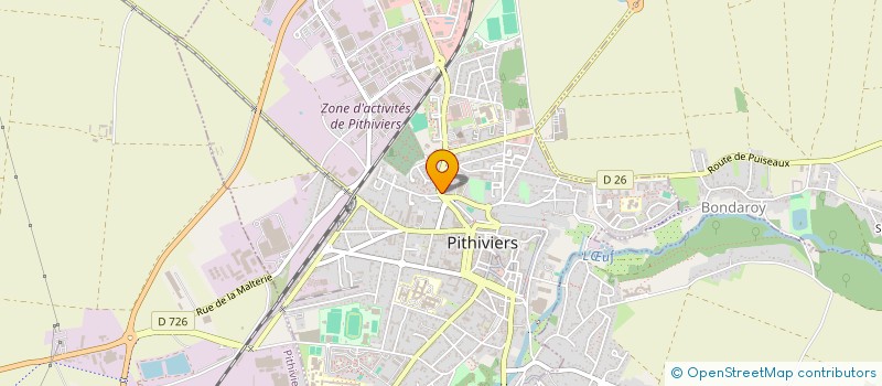 localisation de l'entreprise LA SCALA à PITHIVIERS