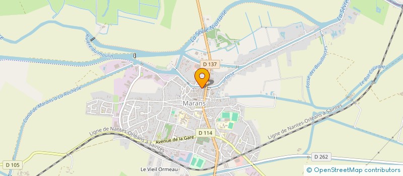 localisation de l'entreprise LA SCALA  MARANS