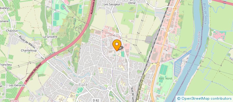 localisation de l'entreprise LA SCALA à MACON