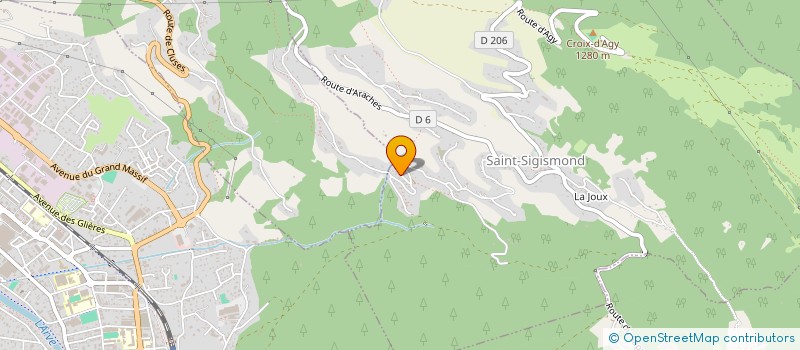 localisation de l'entreprise LA SCALA à ARACHES-LA-FRASSE