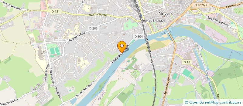 localisation de l'entreprise LA SCALA à NEVERS