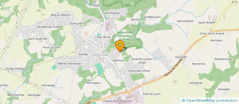 localisation de l'entreprise LA SCAMA à FOUESNANT