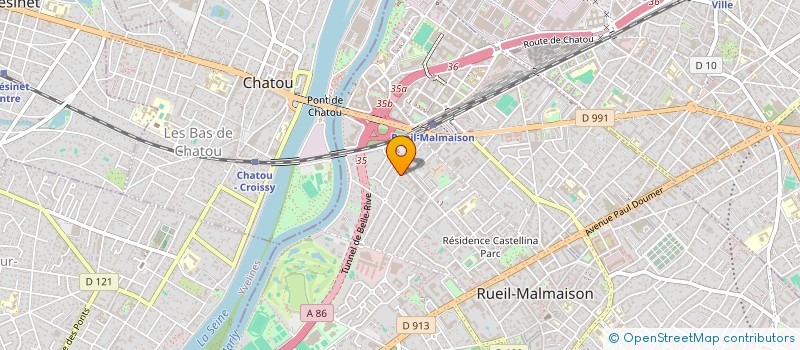 localisation de l'entreprise LA SCANDA à RUEIL-MALMAISON