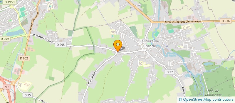 localisation de l'entreprise LA SCANDOLA  FERRIERE-LA-GRANDE