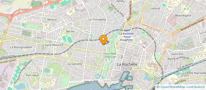 localisation de l'entreprise LA SCAPULA  LA ROCHELLE