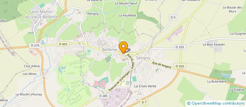 localisation de l'entreprise LA SCARPA à BELLEME