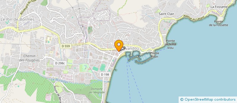 localisation de l'entreprise LA SCARPA à LE LAVANDOU