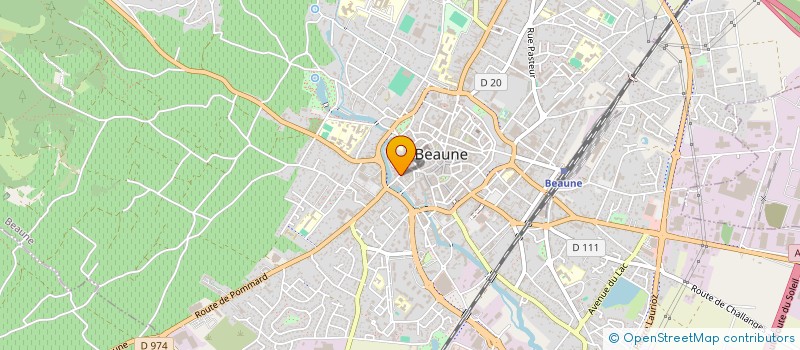 localisation de l'entreprise LA SCARPA D'ORO à BEAUNE