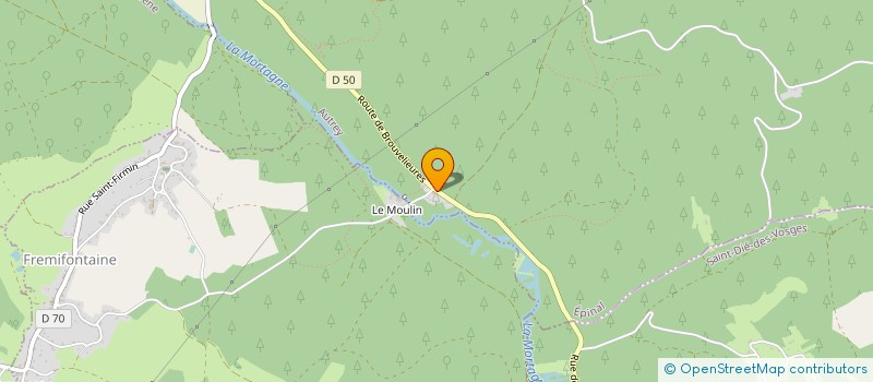 localisation de l'entreprise LA SCEGOTTE  AUTREY