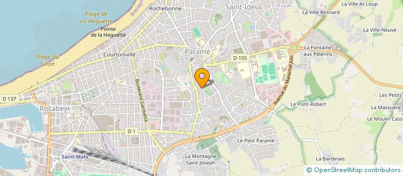 localisation de l'entreprise LA SCELERATE  SAINT-MALO