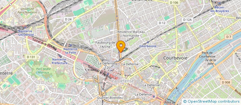 localisation de l'entreprise LA SCENE  LOUVECIENNES