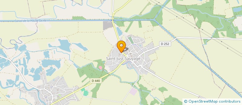 localisation de l'entreprise LA SCENE  SAINT-JUST-SAUVAGE