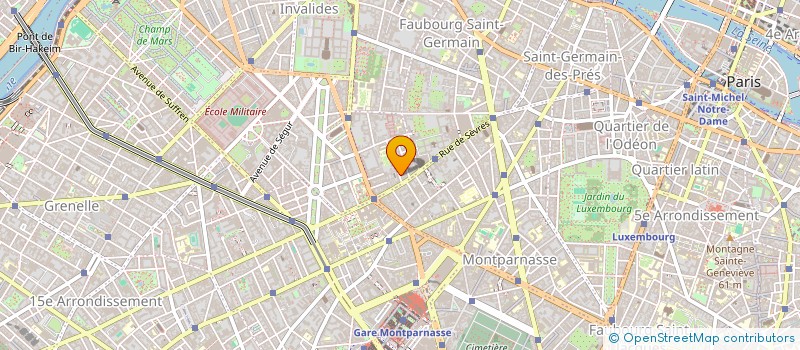 localisation de l'entreprise LA SCENE  PARIS