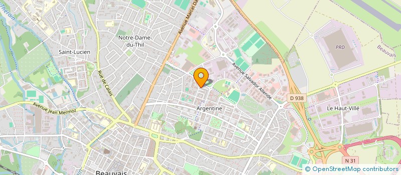 localisation de l'entreprise LA SCENE AUX SAVEURS  BEAUVAIS