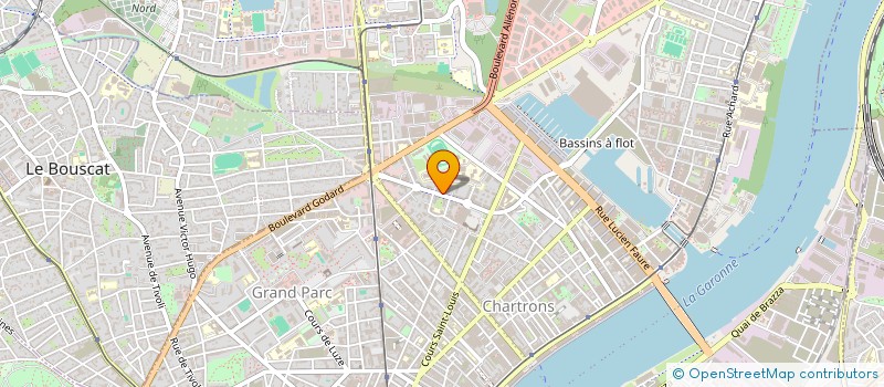 localisation de l'entreprise LA SCENE DE CORAIL à BORDEAUX
