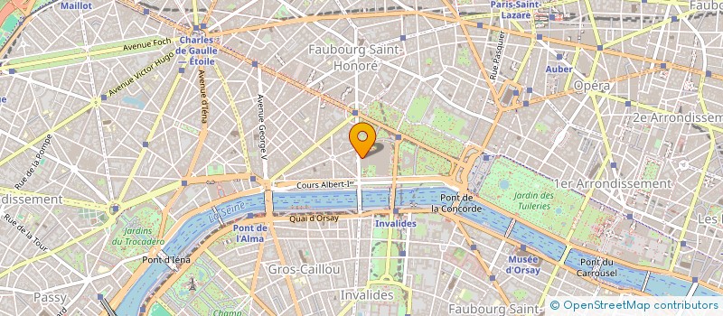 localisation de l'entreprise LA SCENE ROND POINT  PARIS