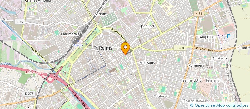 localisation de l'entreprise LA SCENE SAINT-THOMAS : LA RESIDENCE à REIMS