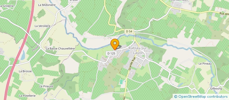 localisation de l'entreprise LA SCENO D'ERABLE  BELLEVIGNE-EN-LAYON