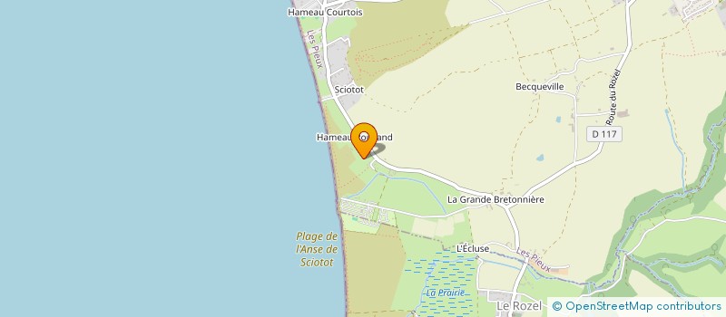 localisation de l'entreprise LA SCEP  LE ROZEL