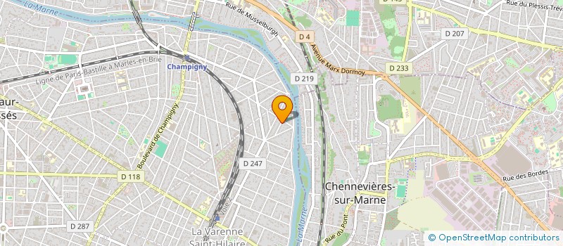 localisation de l'entreprise LA SCEP à SAINT-MAUR-DES-FOSSES