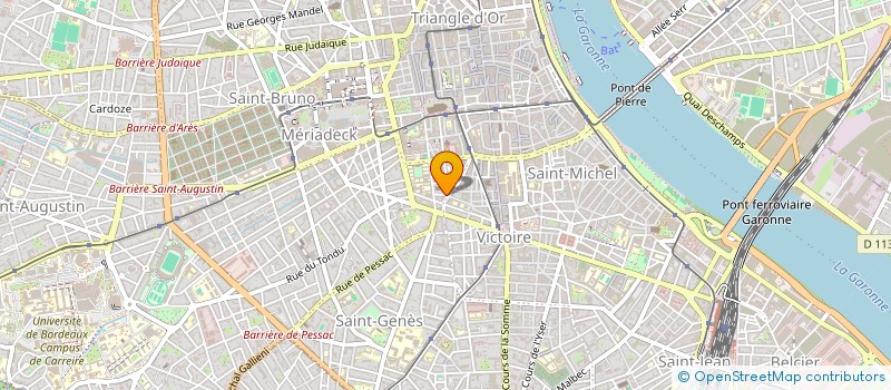 localisation de l'entreprise LA SCEP  BORDEAUX