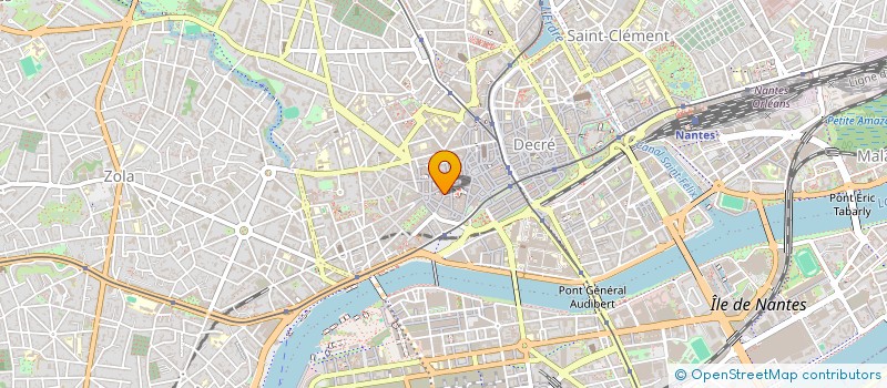 localisation de l'entreprise LA SCEP  NANTES