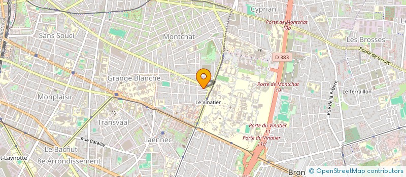 localisation de l'entreprise LA SCEP VCH  LYON