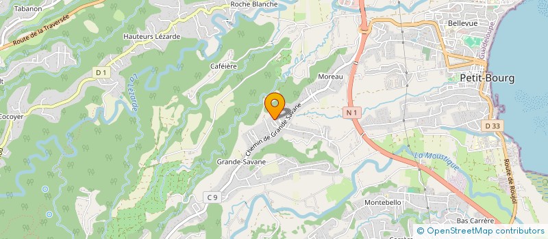 localisation de l'entreprise LA SCI CLEMENTINE à PETIT-BOURG