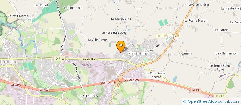 localisation de l'entreprise LA SCI DE CEDRIC ET VINCENT  HILLION