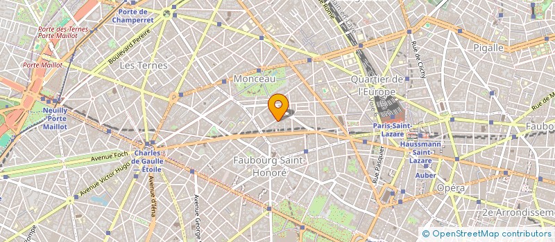 localisation de l'entreprise LA SCI DE L ECLUSE  PARIS