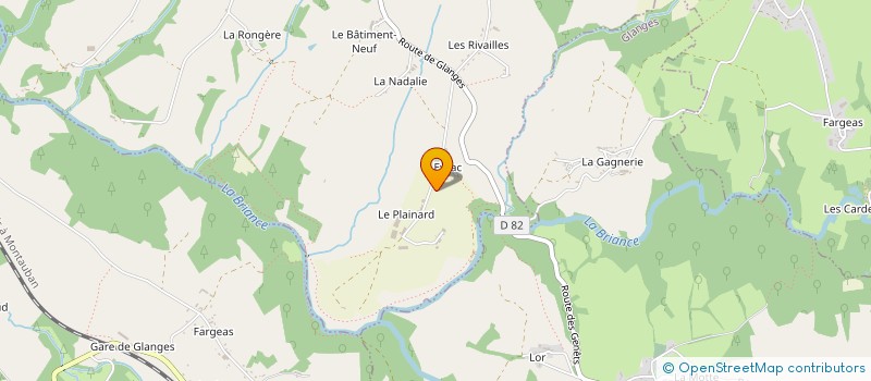 localisation de l'entreprise LA SCI DE LA FONTAINE à SAINT-JEAN-LIGOURE