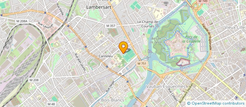localisation de l'entreprise LA SCI DE LA MAISON SAINT GERY  LAMBERSART