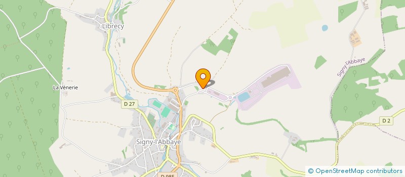 localisation de l'entreprise LA SCI DE LA TERRE DES LOUPS  SIGNY-L'ABBAYE